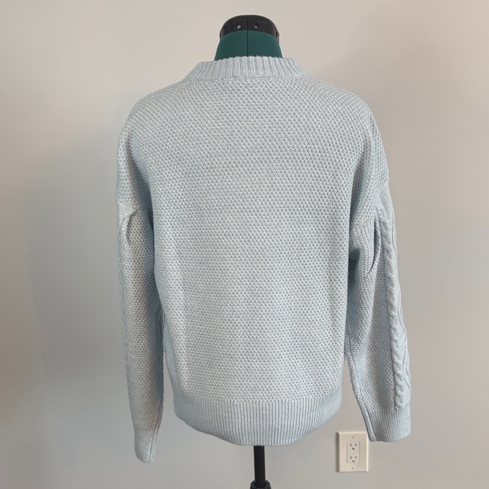 NOBODY’S CHILD Light Blue Knit Sweater 🌟Bundle and Save - 2 items for $30🌟 - Picture 3 of 8
